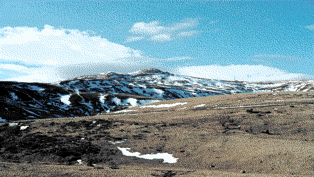 Le Plomb du Cantal vu du Col de Prat-de-Bouc